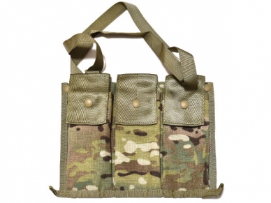 米軍実物 バンダリア M4 マガジンポーチ マルチカム 6本収納 MOLLE2 陸軍 ARMY