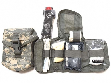 米軍実物 Individual First Aid Kit IFAK ファーストエイドキット ACU 7点セット 止血帯