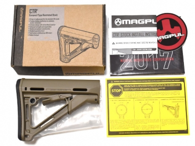 実物 MAGPUL マグプル CTR カービン ストック MIL-SPEC FDE 特殊部隊 AR15 M4