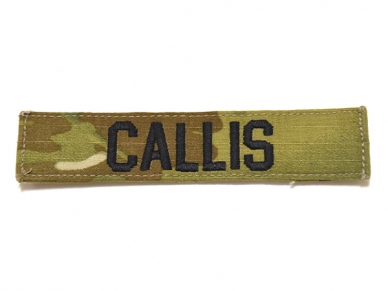 米軍実物 陸軍 ネームタグ ARMY マルチカム CALLIS