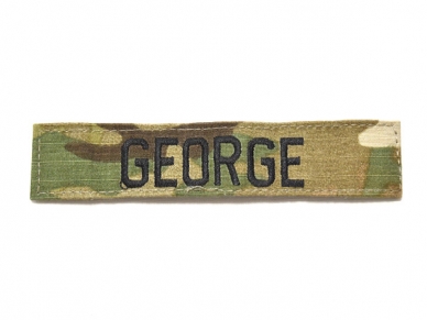 米軍実物 陸軍 ネームタグ ARMY マルチカム GEORGE