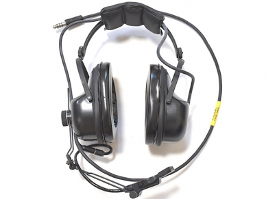 米軍実物 官給品 H-157A/AIC Aviation Microphone Headset ヘッドセット パイロット 航空機