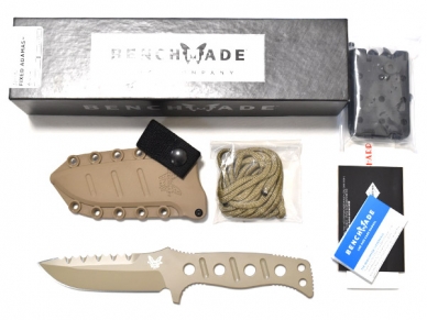 米軍放出品 Benchmade ベンチメイド ADAMAS FIXED 375SN ナイフ タンカラー 特殊部隊