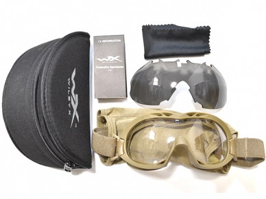 米軍実物 Wiley X ワイリーX Nerve Goggle ゴーグル タン 防弾 陸軍 ARMY