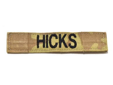 米軍実物 陸軍 ネームタグ ネームテープ パッチ OCP スコーピオン/マルチカム HICKS