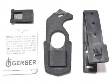 米軍実物 Gerber ストラップ カッター Strap-Cutter シートベルト 陸軍 ブラック