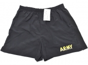 米軍実物 ARMY PHYSICAL FITNESS UNIFORM APFU トランクス ショートパンツ ブラック M 陸軍