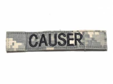 米軍実物 陸軍 ネームタグ ネームテープ パッチ ACU/UCP CAUSER