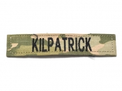 米軍実物 陸軍 ネームタグ ネームテープ パッチ OCP スコーピオン/マルチカム KILPATRICK