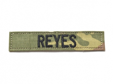 米軍実物 陸軍 ネームタグ ネームテープ パッチ OCP スコーピオン/マルチカム REYES