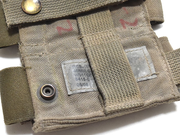 米軍実物 RLCS 40mm ダブル グレネードポーチ レンジャー