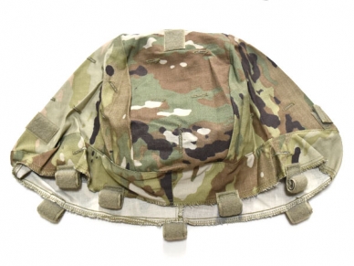 米軍放出品 ADVANTAGE GEAR ACH MICH ヘルメットカバー OCP/スコーピオン マルチカム L/XL 陸軍