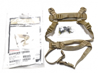 米軍実物 OPS-CORE H-Nape ECH ACH ヘルメット用 チンストラップ タン S-XL兼用 ARMY USMC