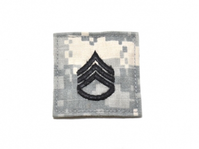 米軍実物 階級章 陸軍 二等軍曹 Staff Sergeant SSG ACU/UCP ARMY