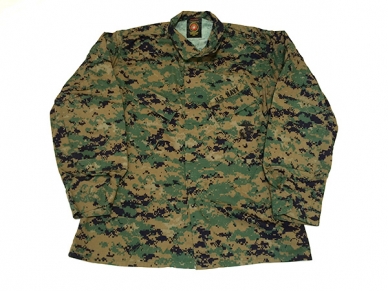 実物 NAVY USMC ウッドランド マーパット ジャケット M-R