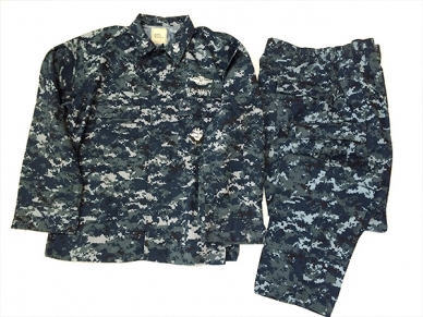 米軍実物 NAVY NWU ジャケット パンツ セット L-R