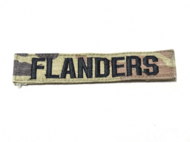 米軍実物 陸軍 ネームタグ ネームテープ パッチ OCP スコーピオン/マルチカム FLANDERS