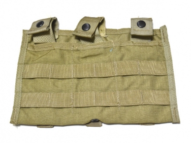 米軍実物 ALLIED SFLCS M4 トリプル マグキャリア マガジンポーチ カーキ 特殊部隊