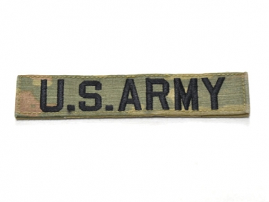 米軍実物 ARMY ネームタグ ネームテープ ベルクロ 陸軍 スコーピオン/OCP マルチカム