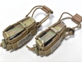 2個セット 米軍実物 官給品 TYR Tactical Combat Adjustable ピストル マガジンポーチ マルチカム