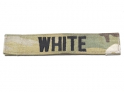 米軍実物 陸軍 ネームタグ ネームテープ パッチ OCP スコーピオン/マルチカム WHITE