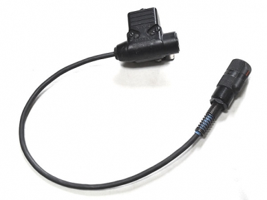 米軍実物 3M PELTOR Nexus U-94 M9177/5-2 PTT 6PIN スイッチ ケーブル 特殊部隊 グリーンベレー