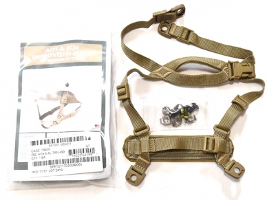 米軍実物 H-Nape ACH ECH ヘルメット用 チンストラップ タン S-XL兼用 ARMY USMC