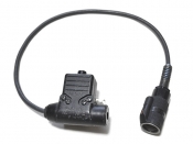 米軍実物 3M PELTOR Nexus U-94 M9177/5-2 PTT 6PIN スイッチ ケーブル 特殊部隊 グリーンベレー