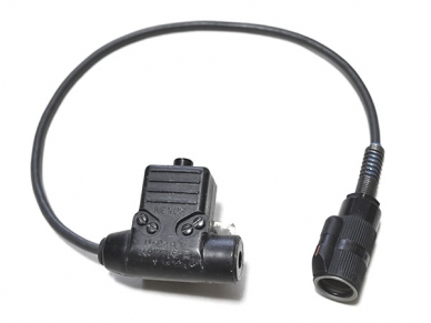 米軍実物 3M PELTOR Nexus U-94 M9177/5-2 PTT 6PIN スイッチ ケーブル 特殊部隊 グリーンベレー