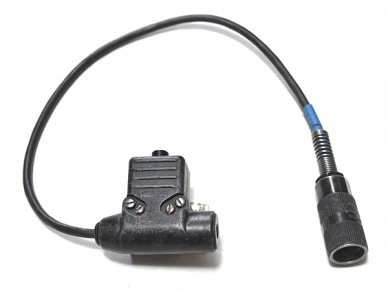 米軍実物 3M PELTOR Nexus U-94 M9177/5-2 PTT 6PIN スイッチ ケーブル 特殊部隊 グリーンベレー