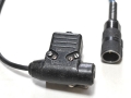 米軍実物 3M PELTOR Nexus U-94 M9177/5-2 PTT 6PIN スイッチ ケーブル 特殊部隊 グリーンベレー