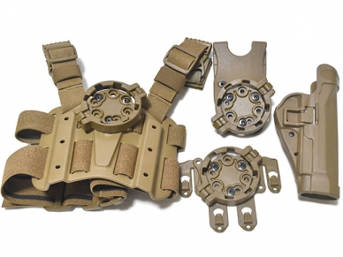 米軍実物 BLACKHAWK SERPA TAC ベレッタ ホルスター 92/96 右用 USMC kit コヨーテ