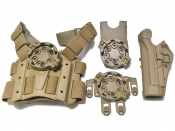 米軍実物 BLACKHAWK SERPA TAC ベレッタ ホルスター 92/96 左用 USMC kit コヨーテ