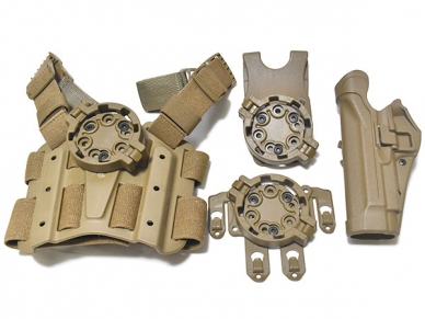 米軍実物 BLACKHAWK SERPA TAC ベレッタ ホルスター 92/96 左用 USMC kit コヨーテ