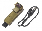米軍実物 TCI MAST アンテナ リロケーション ポーチ ケーブル ホルダー コヨーテ