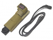 米軍実物 TCI MAST アンテナ リロケーション ポーチ ケーブル ホルダー コヨーテ