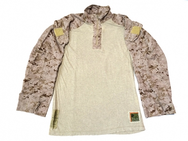 米軍実物 USMC FROG コンバットシャツ 海兵隊 M-R